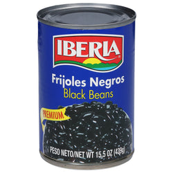 Iberia Black Beans W/S 15 oz