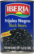 Iberia Black Beans W/S 15 oz
