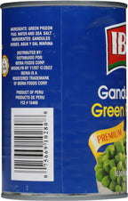 Iberia Green Pigeon Peas 15 oz