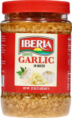 Iberia Chopped Garlic in Water 32 oz