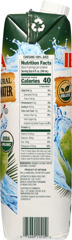 Iberia Coconut Water Org 100 % Natural 1 lt
