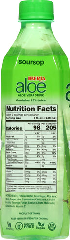 Iberia Aloe Vera Soursop 16.9 oz