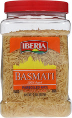 Iberia Parboiled Basmati Rice (jar) 2 lb