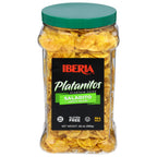 Iberia Plantain Chips Lightly Salted (Jar) 20 oz